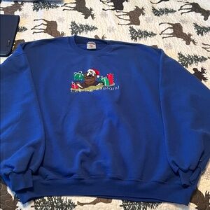 Jerzees Navy Super Sweats Sweatshirt ‘Let me explain!’